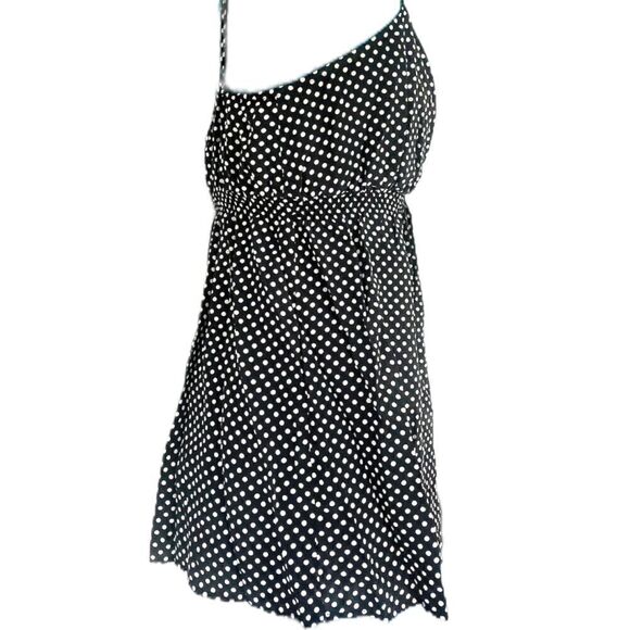 EXPRESS POLKA Dot Spaghetti Strap Tank Top Camisole Size Medium - Picture 3 of 3